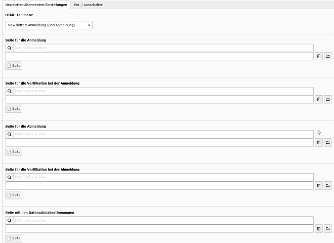 Backend view