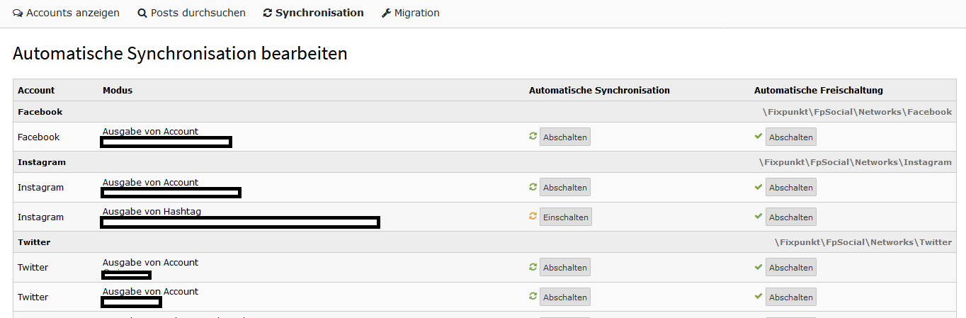 Managing synchronization