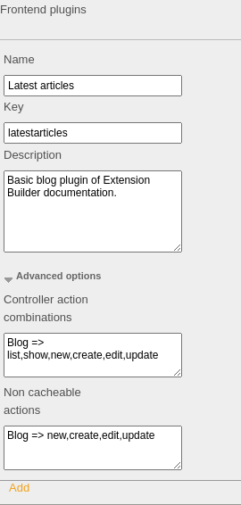 The frontend plugins