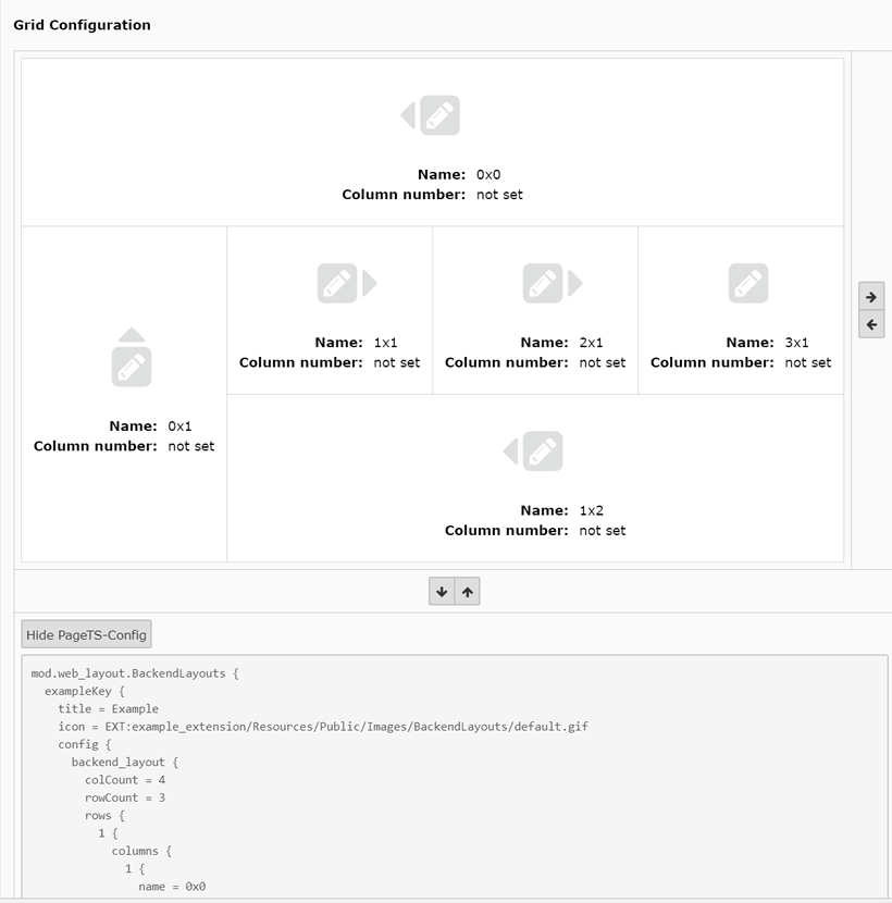 Create basic grid structure step 3