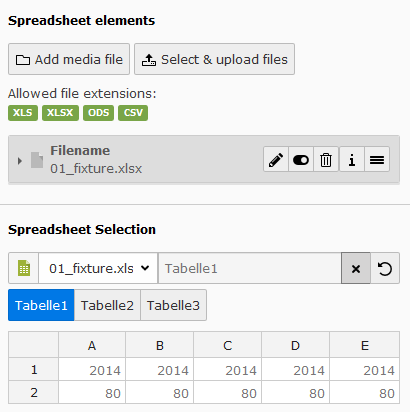 Spreadsheet Cell Selection