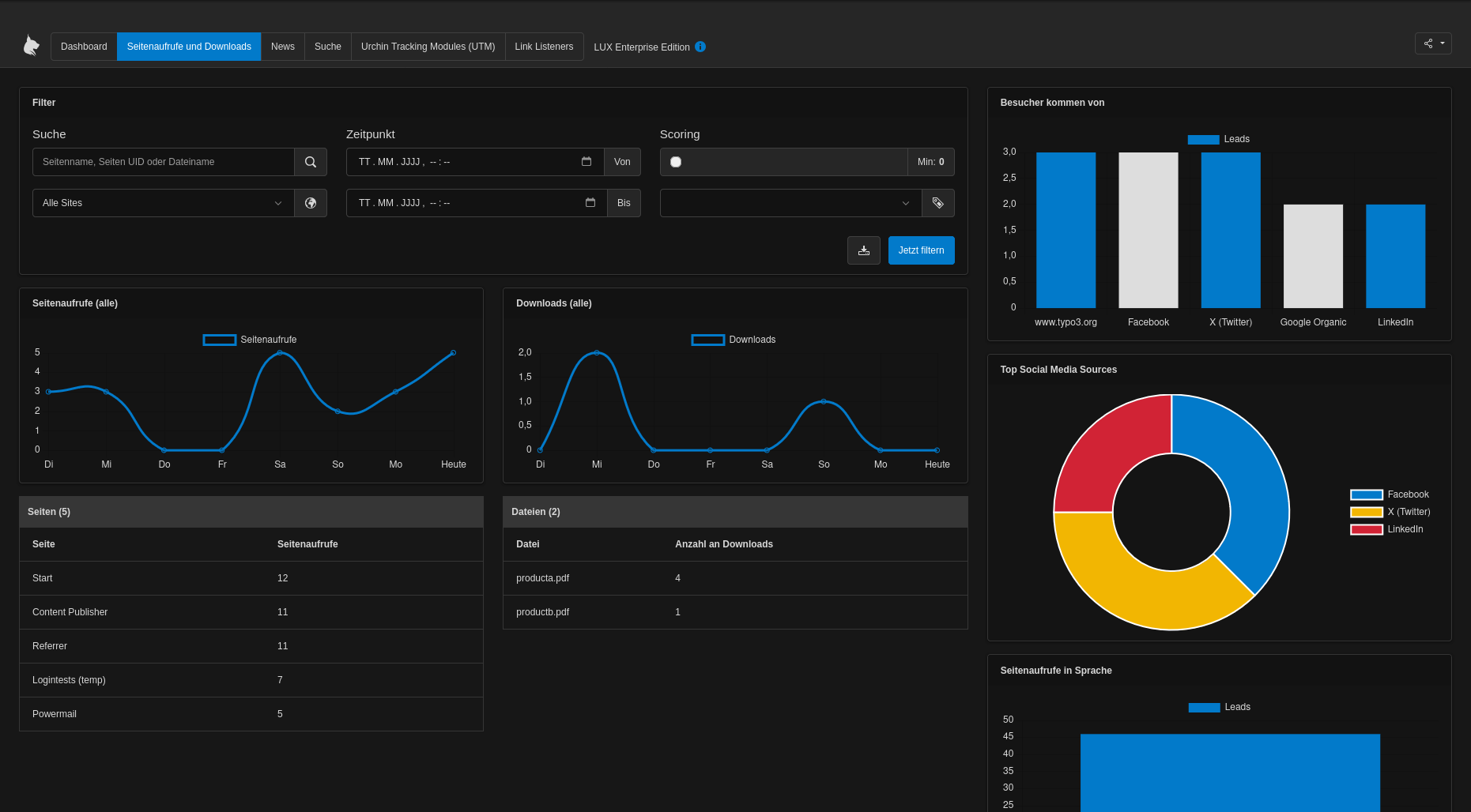 LUX screenshot