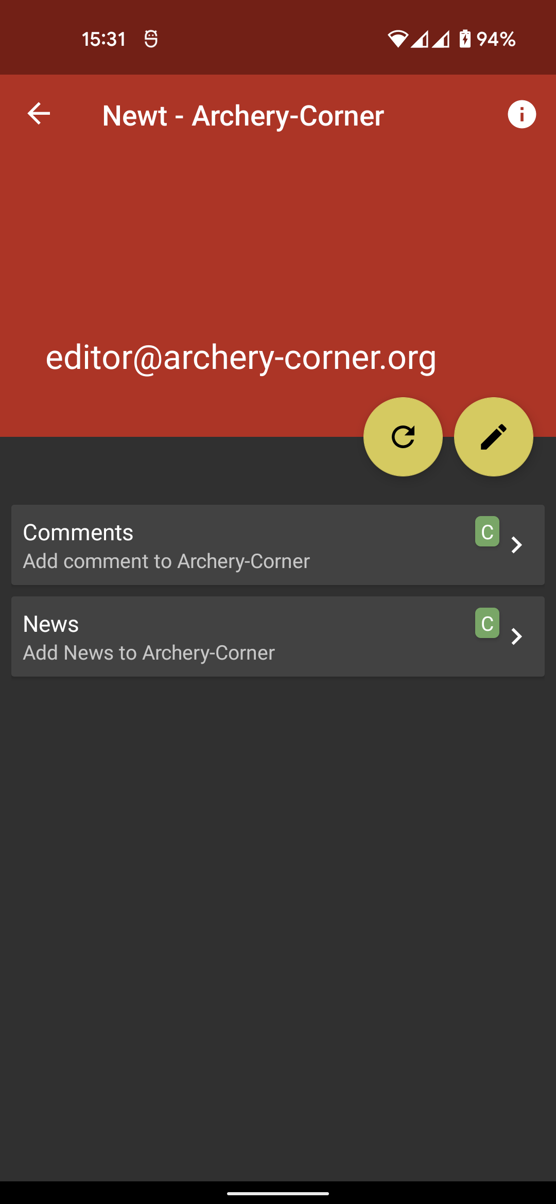 Configured Endpoints