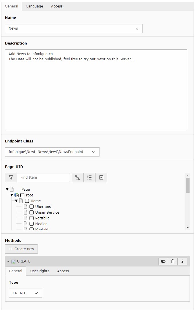 Methods of this endpoint