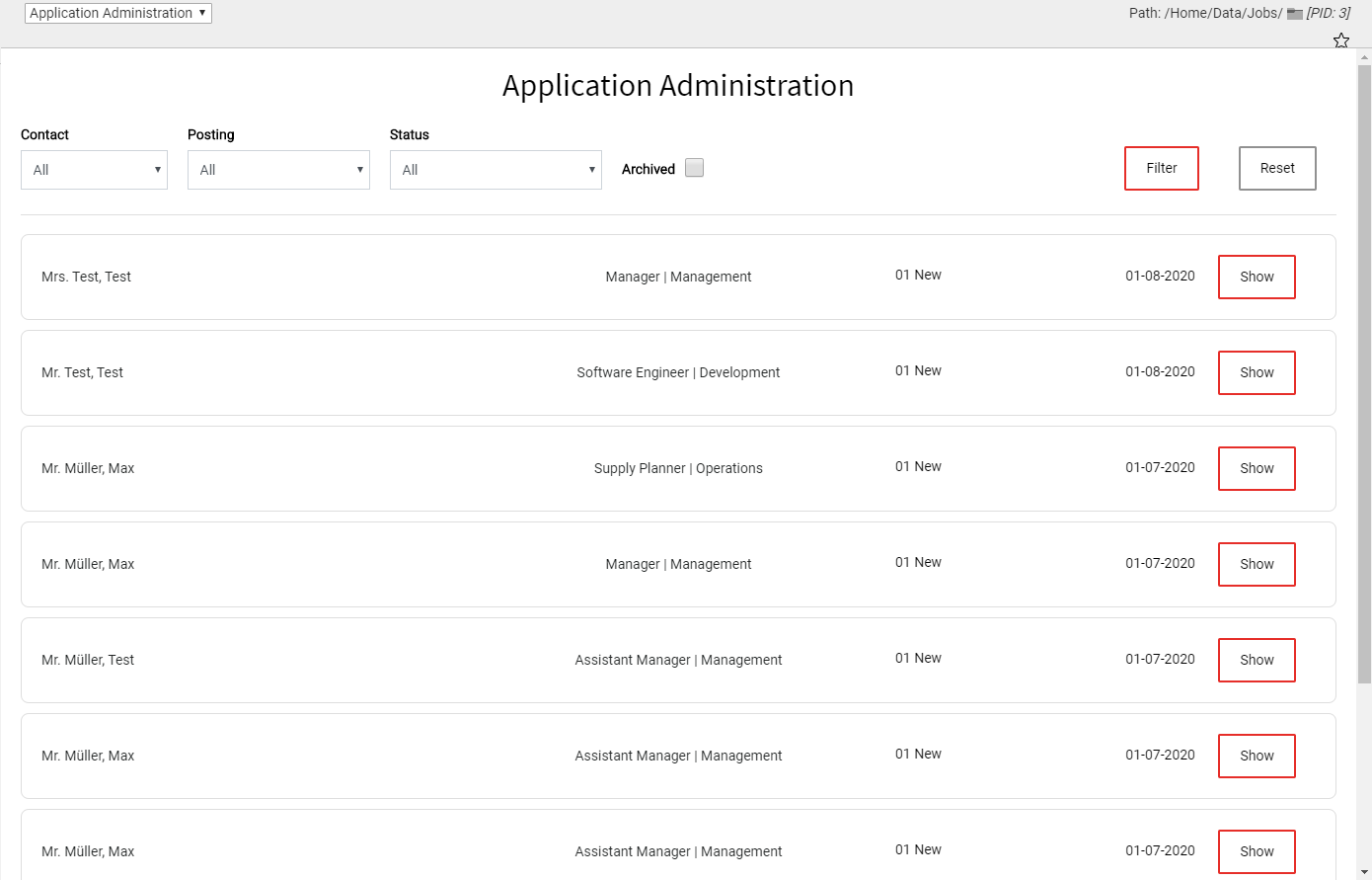 Backend Module Overview