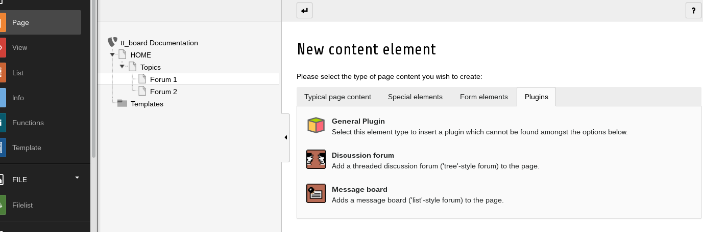add plugin for message board 1