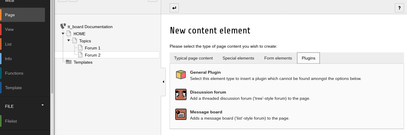 add plugin for message board 2