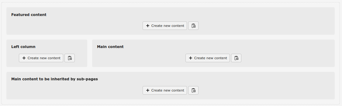 Interior with left column