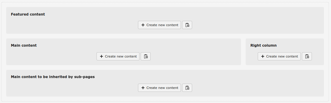 Interior with right column