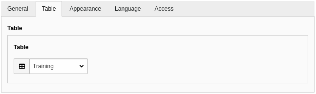 Content element configuration
