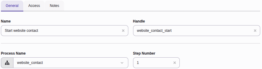 Create a step link (General)