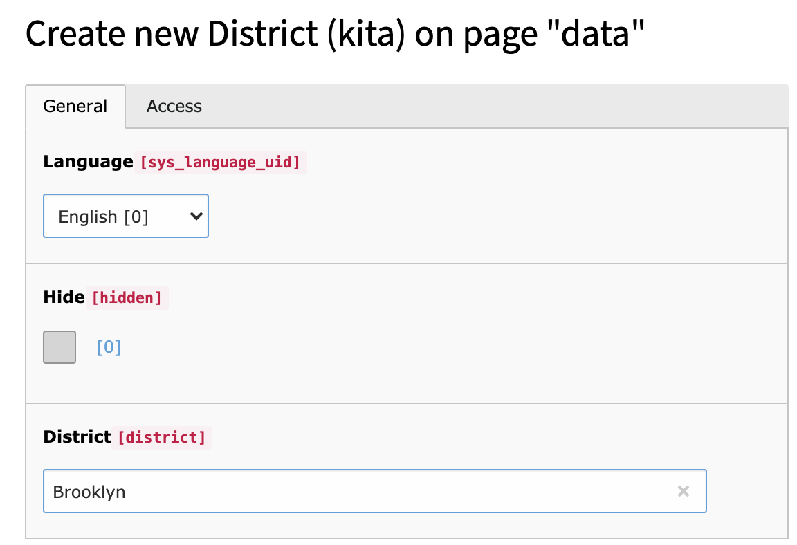 Add a district