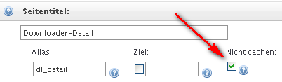 Do not Cache Page for SINGLE View