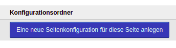 Button Eine neue Seitenkonfiguration anlegen