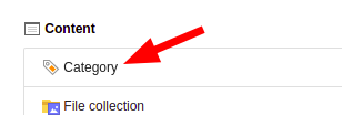 Create a new category