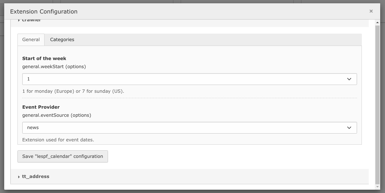 Configuring the event source.