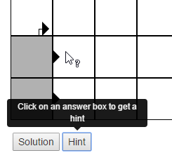 Using the hint button