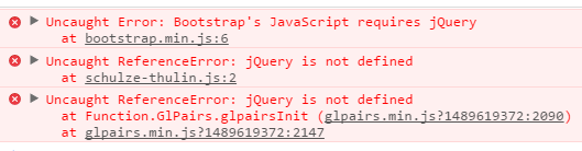No jQuery library defined