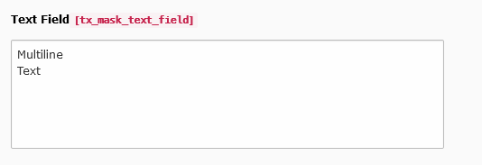 Text field