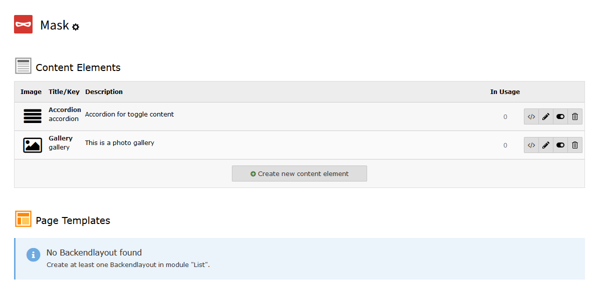 Backend Screenshot