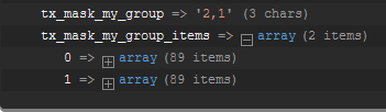 Debug data