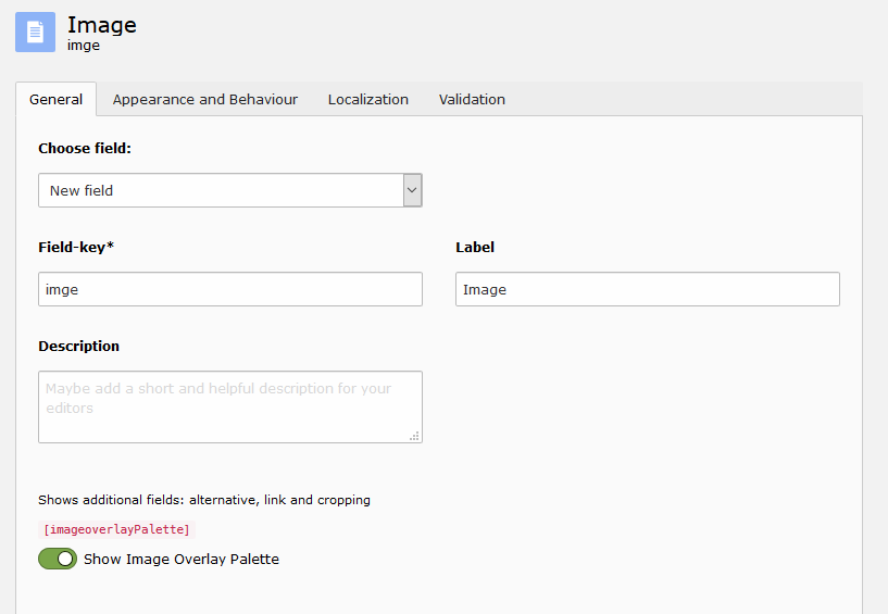 Disable image cropping