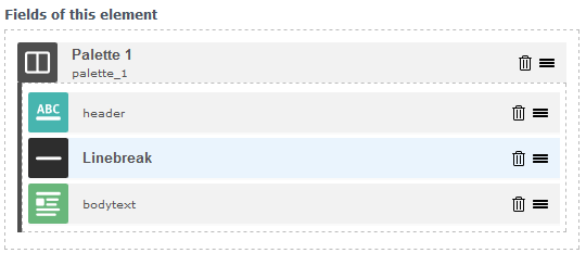 Linebreak in the mask element builder