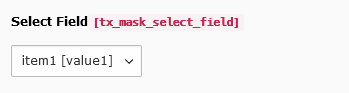 Select field