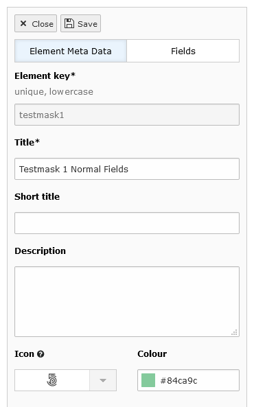 Element Meta Data