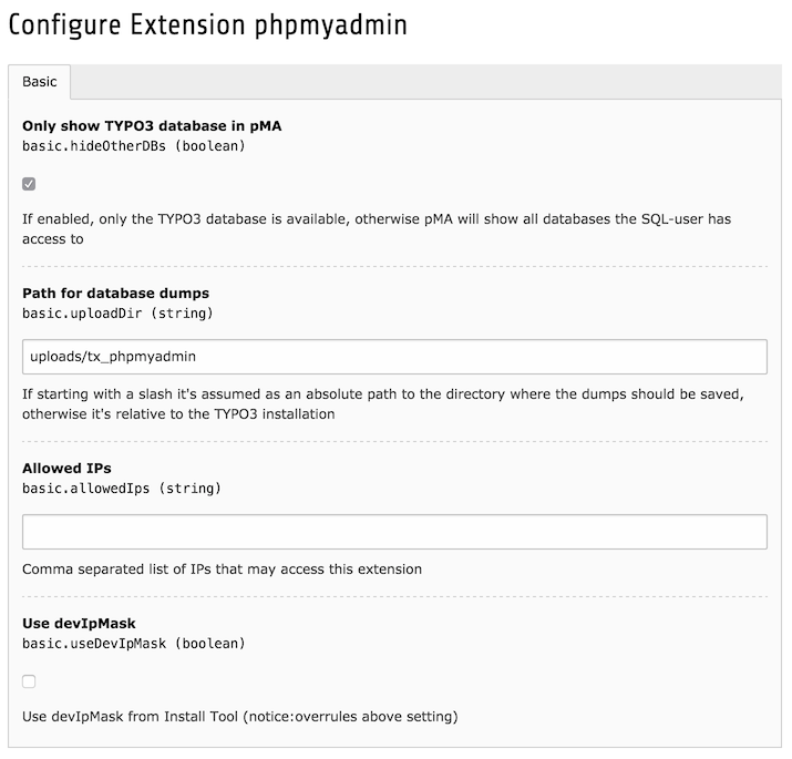 extension-configuration