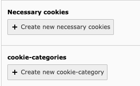 Create new cookies