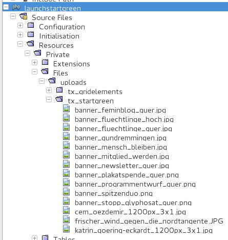 Some files of Launch TYPO3 GRÜNE (launchstartgreen)
