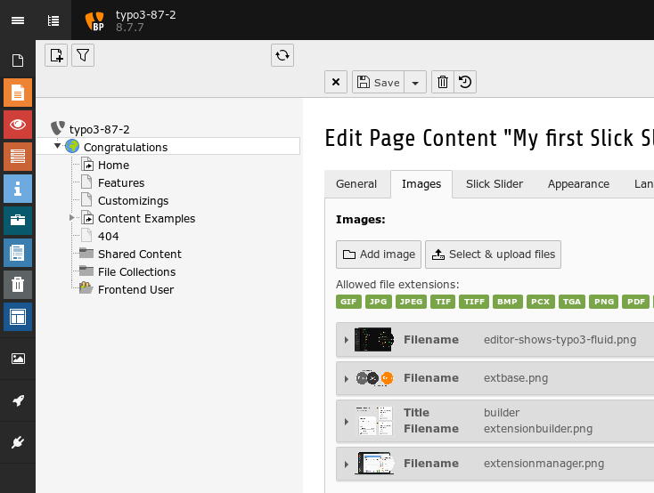 Slick Slider with Images