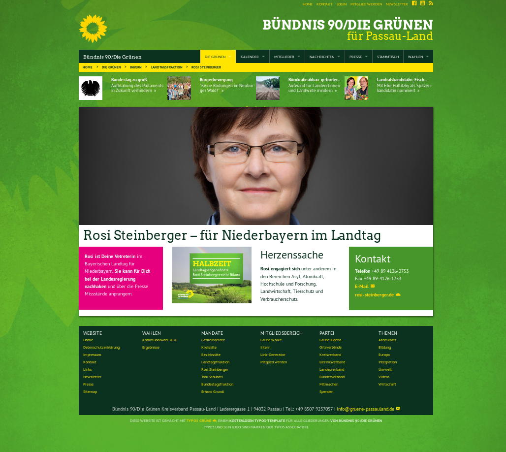 Example with a Slim backend-layout