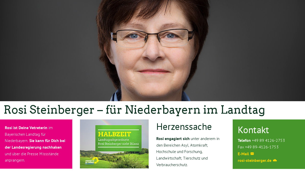 Beispiel mit randlosem Foto und randlosen Kästen. Corporate Design mit TYPO3 GRÜNE.