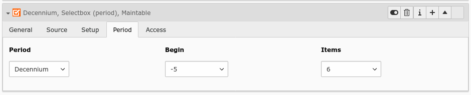 TYPO3 xBlog Form Field with Tab Period