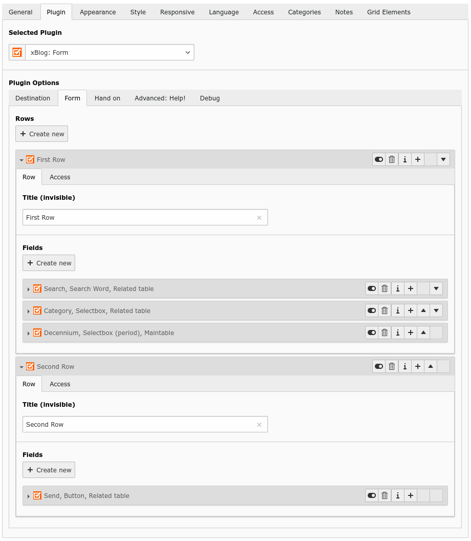 TYPO3 xBlog Form