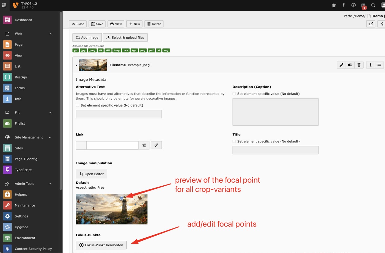 Backend button location