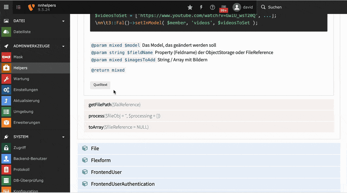 nnhelpers Backend Module