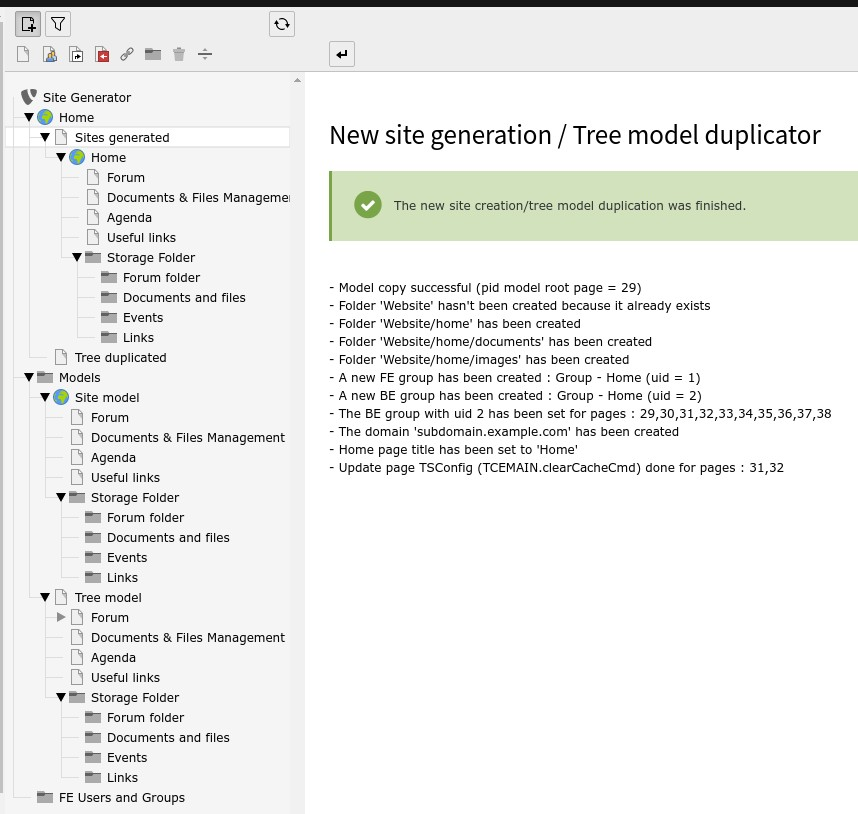 Generation finished