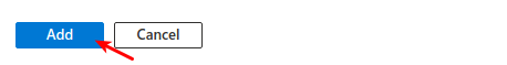 Client secret creation confirmation with expiration date