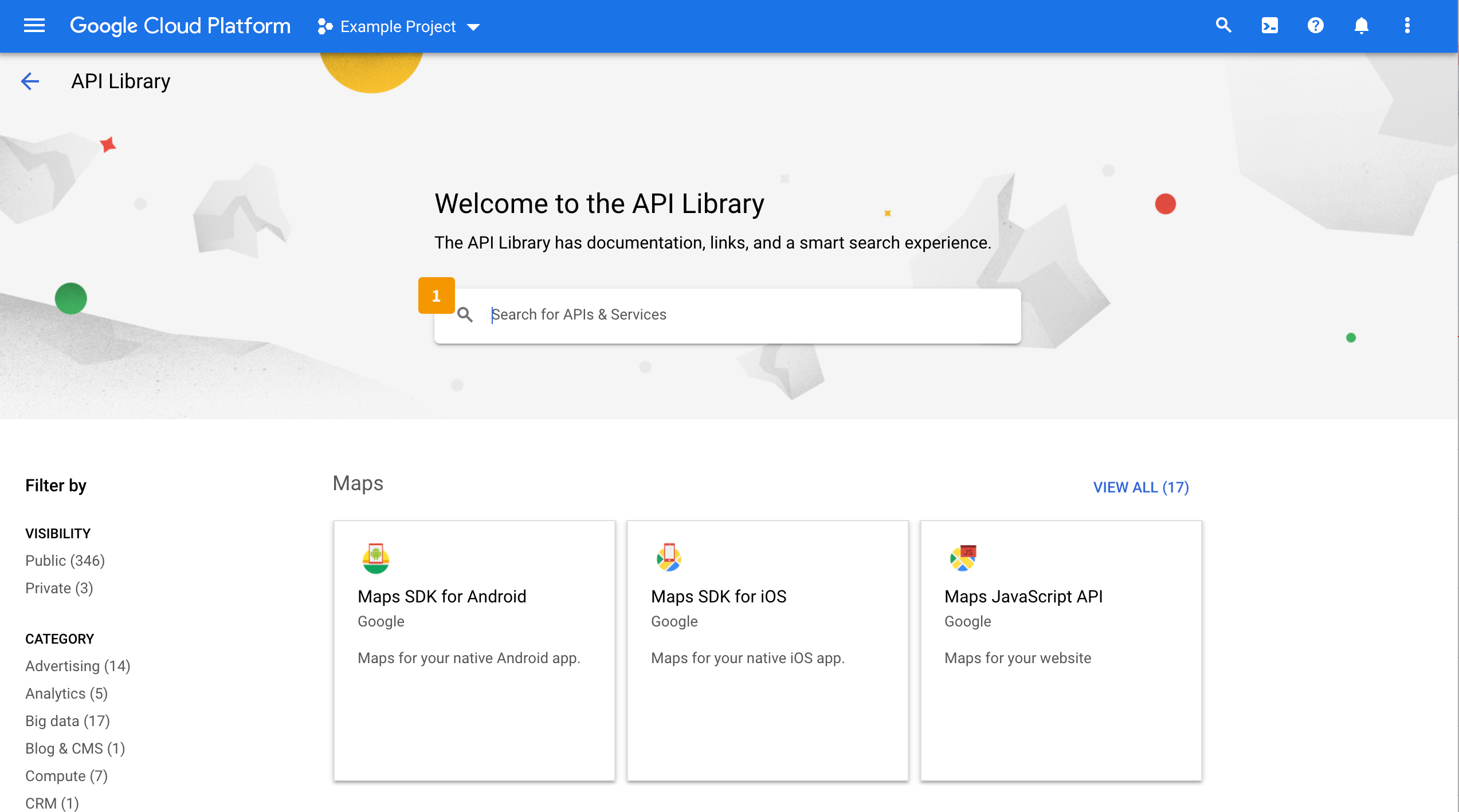 ../../_images/GoogleApiLibraryHome.png