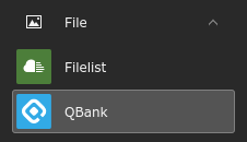 QBank module in menu
