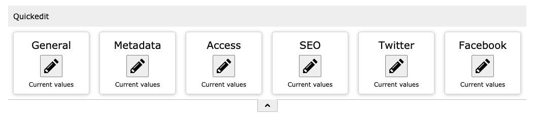 Toolbar on default page