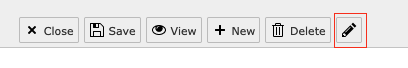 Button for edit all page settings