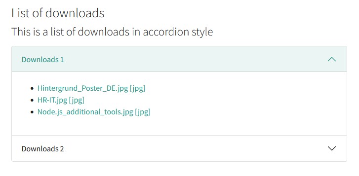 List view