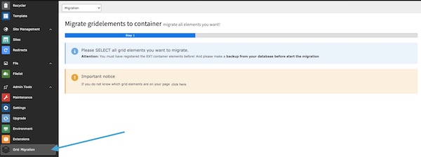 The migration module