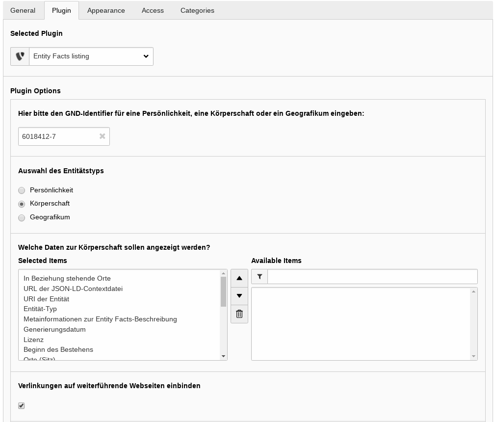 Backend View