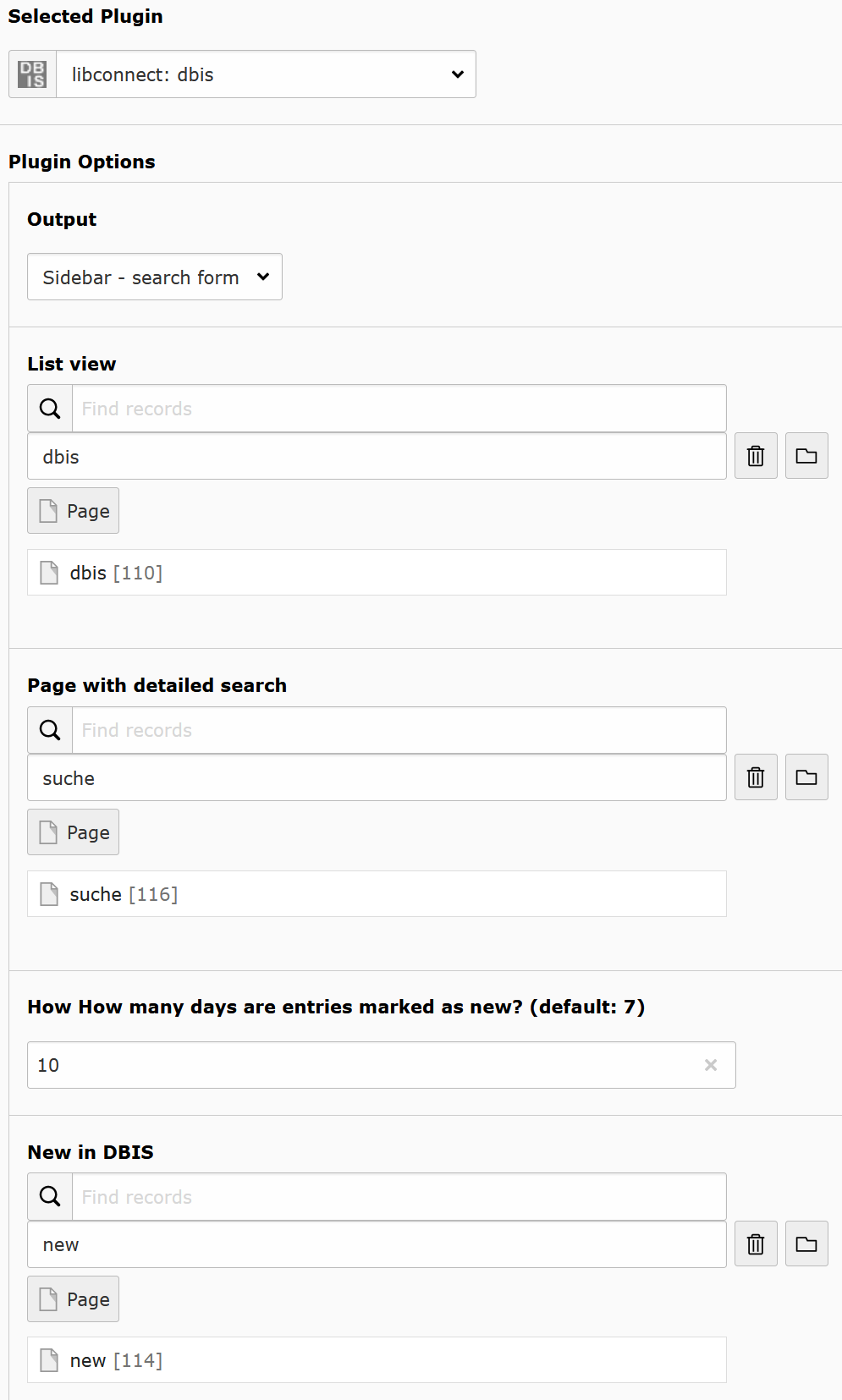 output as sidebar