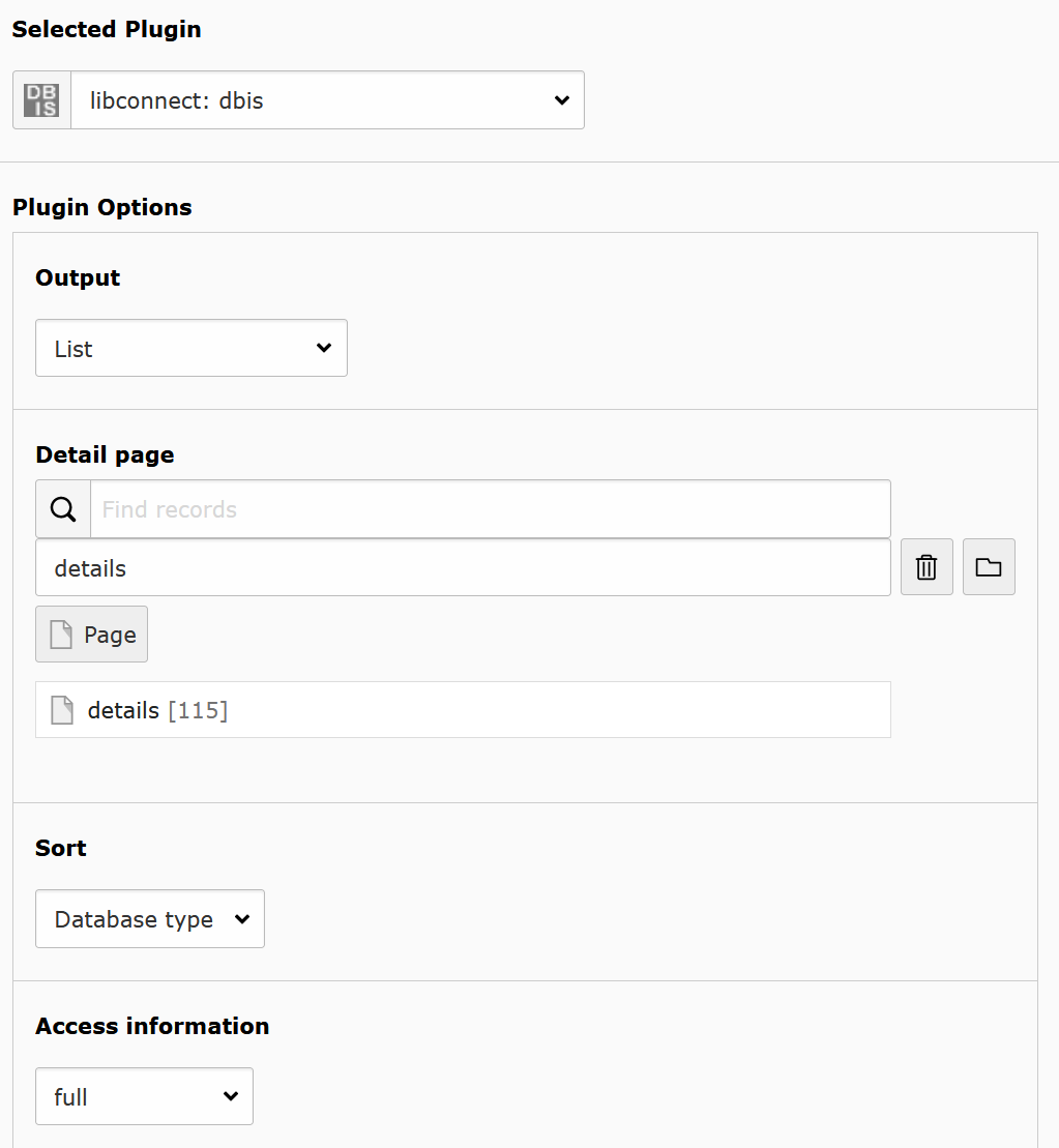 output as list